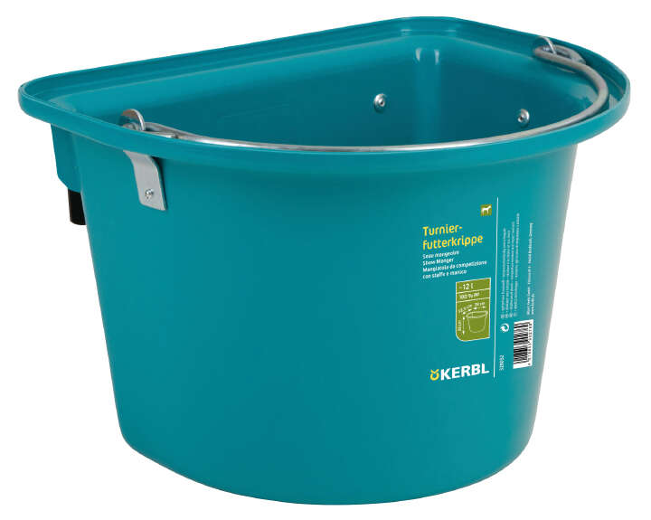 KERBL Turnier-Futterkrippe mit Einhängebügel und Tragegriff